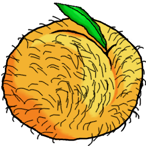 hairy peach [icon]