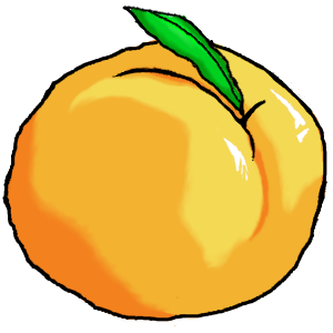 shiny peach with no fuzz [icon]